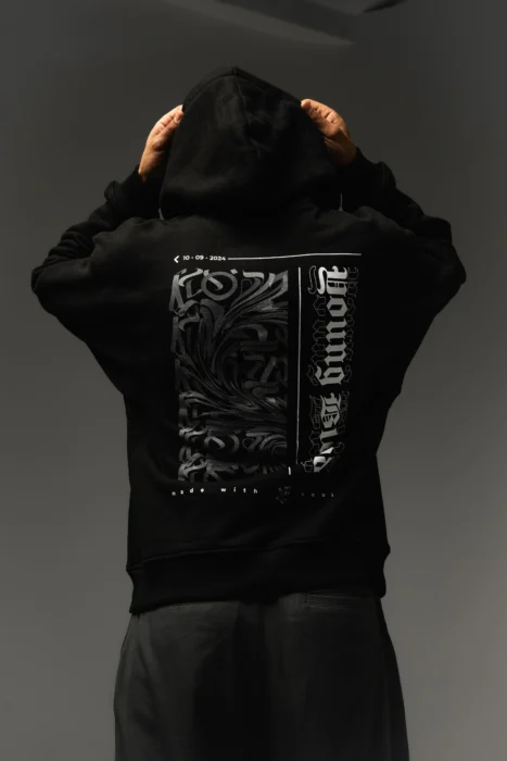 SILENT THUNDER HOODIE BLACK