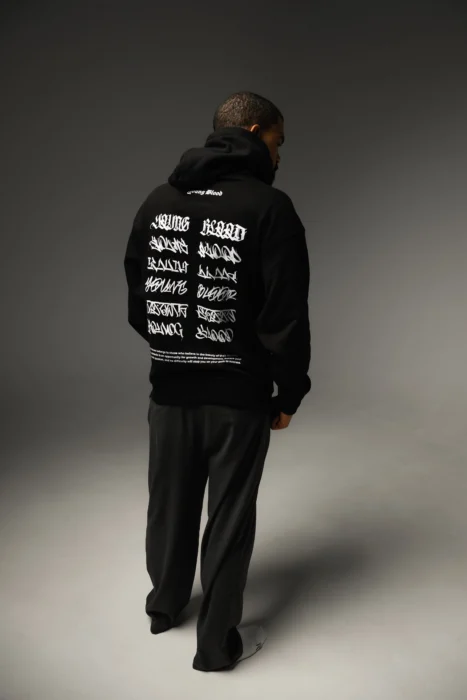 INK OF UNIVERSE HOODIE BLACK