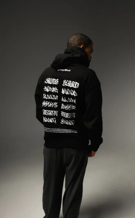 INK OF UNIVERSE HOODIE BLACK